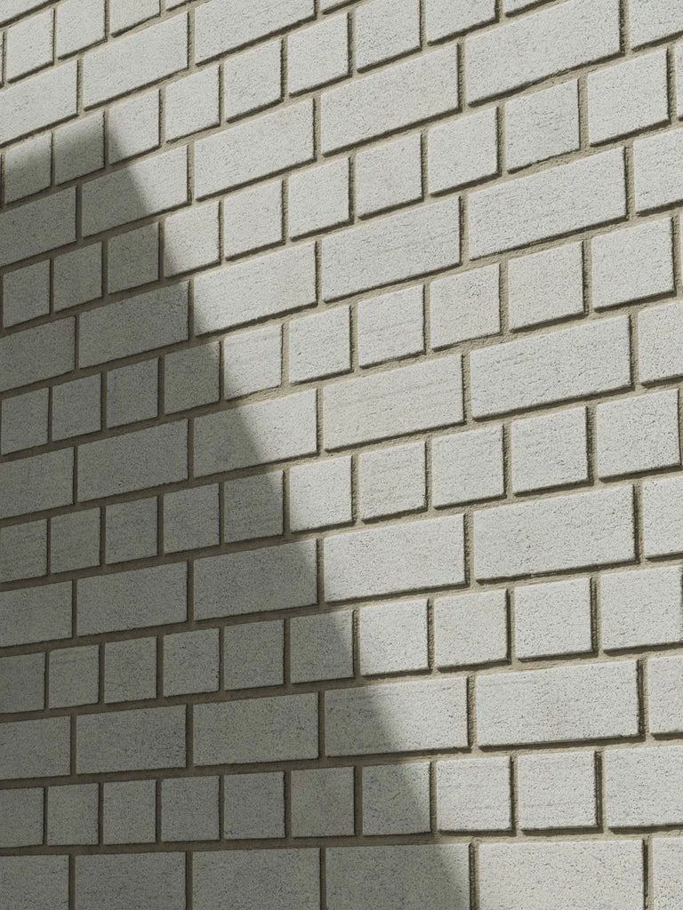 White Ash Specked English Bond Brick PBR Texture - Example Scene Visualization | Superellipse