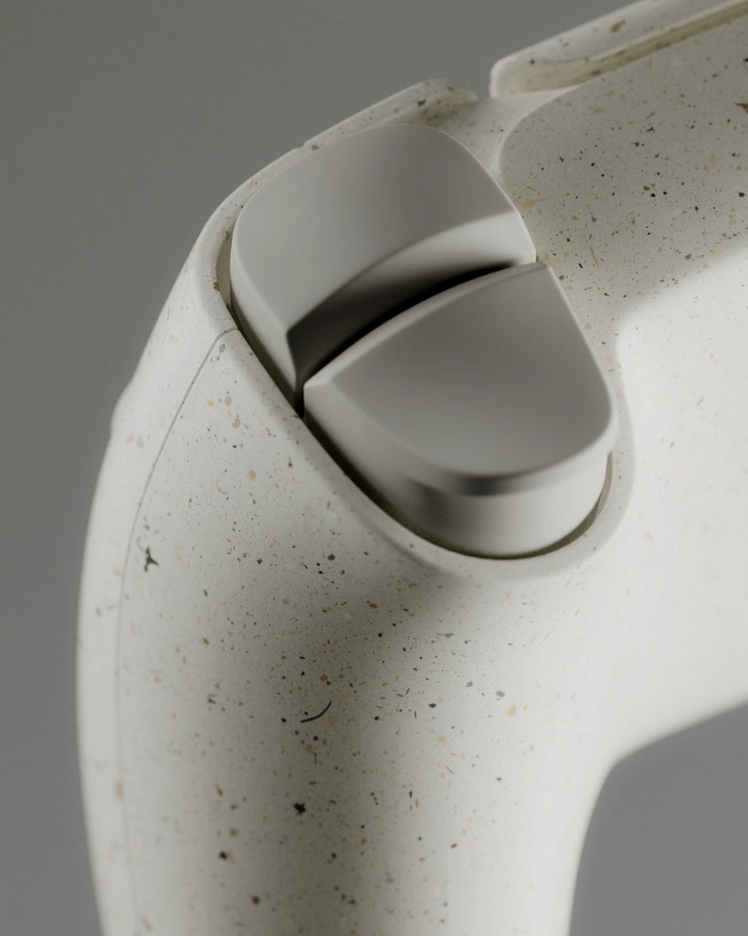 Fine Flecked Off White Bioplastic PBR Texture - Example Scene Visualization | Superellipse