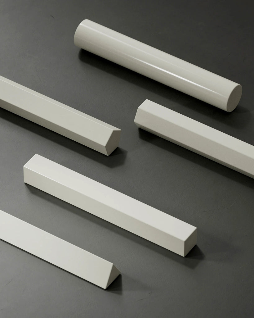 Off White High Gloss Finish Plastic PBR Texture - Example Scene Visualization | Superellipse