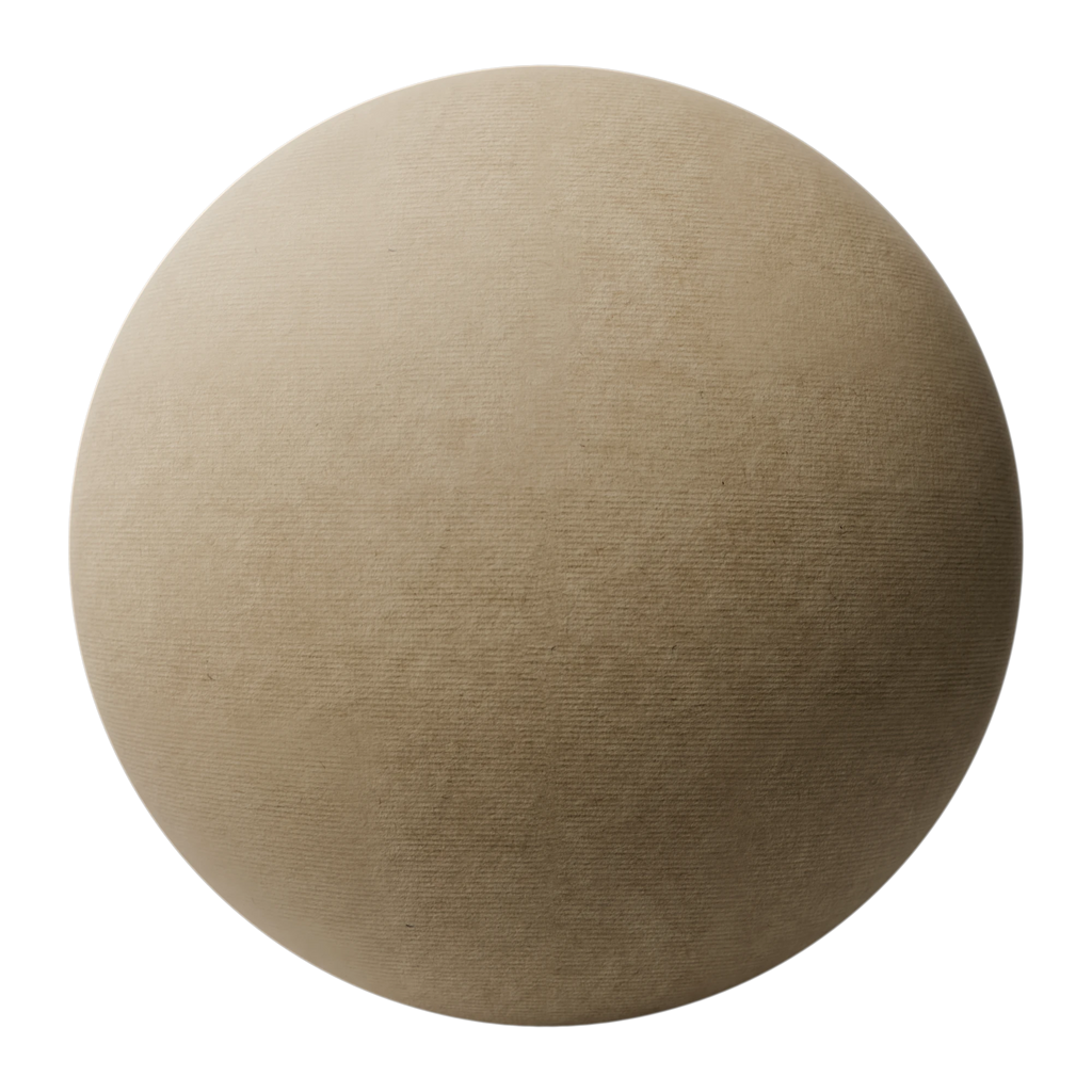 Takeo Sandline Japanese Kraft Paper PBR Texture - Sphere Swatch Preview | Superellipse