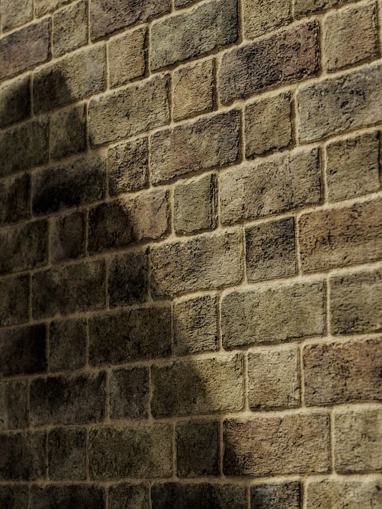 London Mixed Stock Brick Flemish Bond PBR Texture - Example Scene Visualization | Superellipse