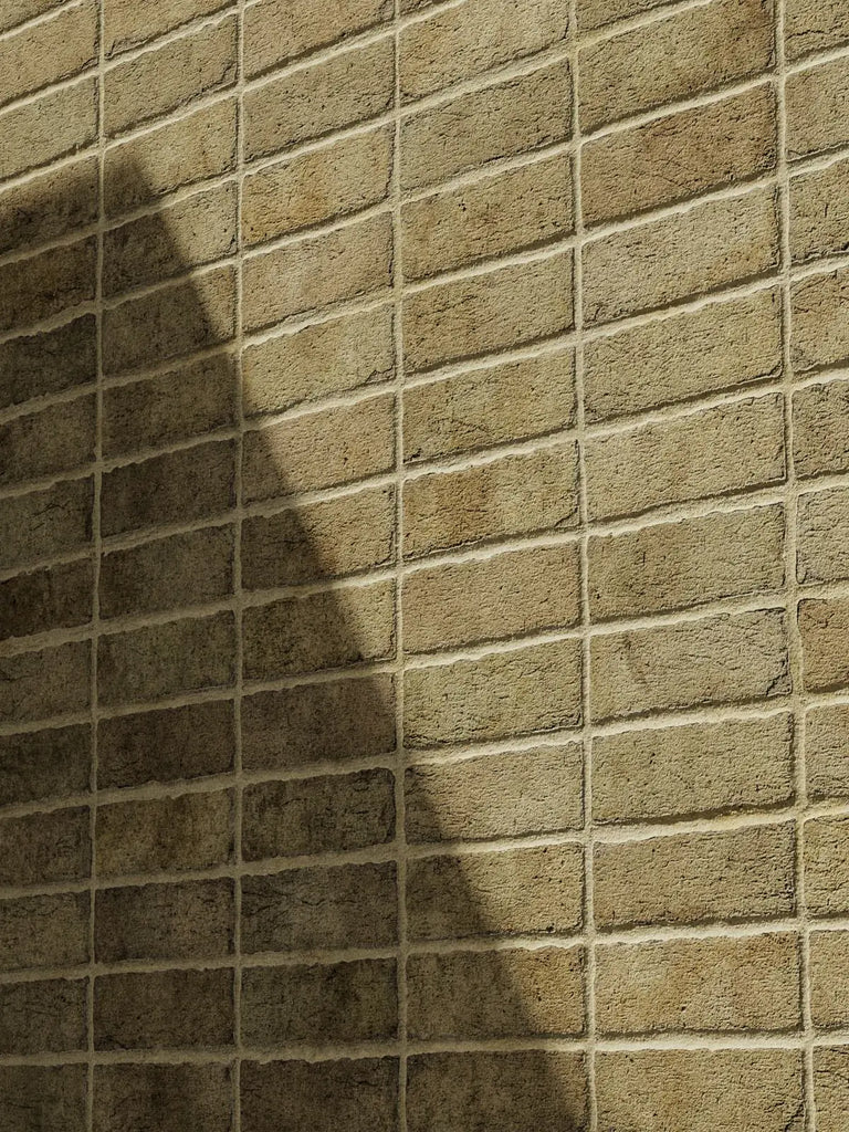 Victorian London Yellow Brick Running  Stack Bond PBR Texture - Example Scene Visualization | Superellipse