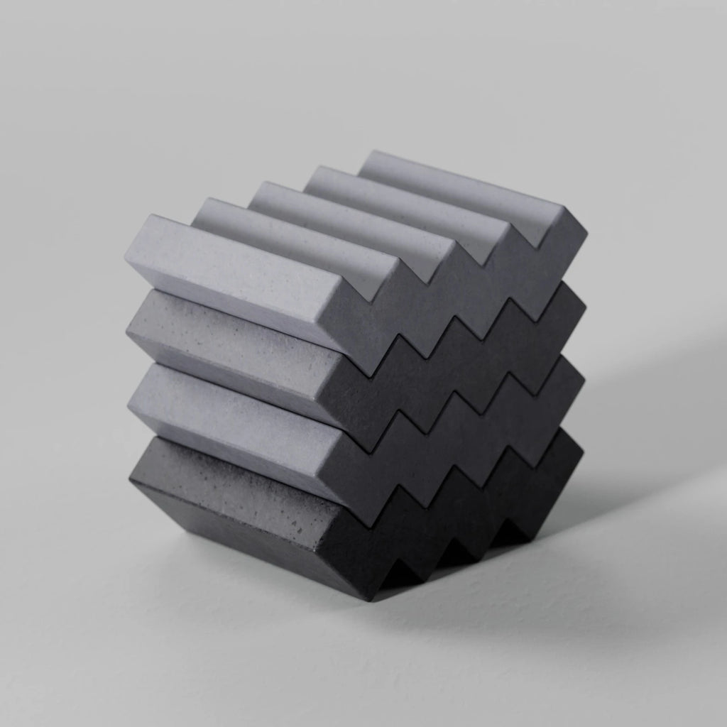 Anthracite Smooth Cast Concrete PBR Texture - Example Scene Visualization | Superellipse
