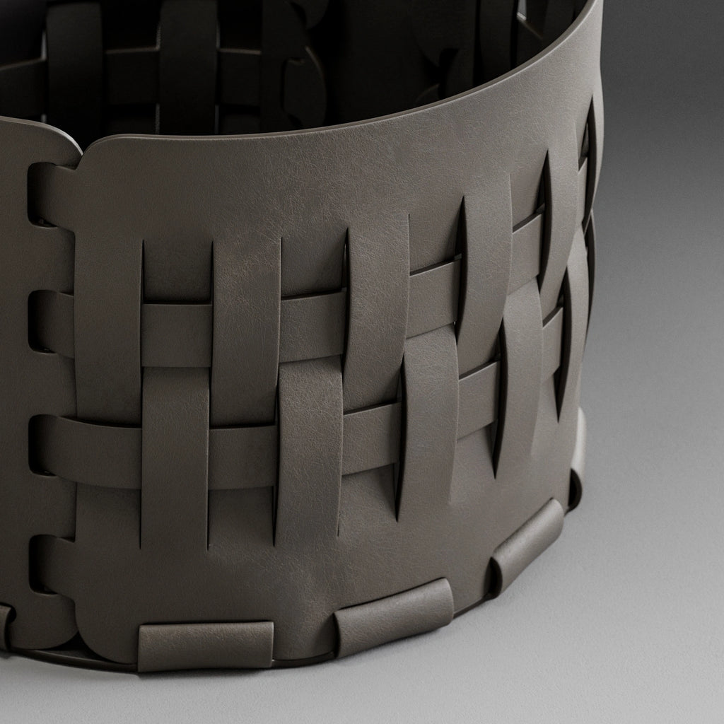 Nubuck Leather Sepia PBR Texture - Example Scene Visualization | Superellipse