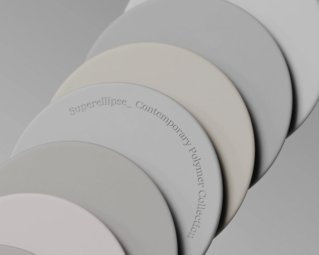 Warm Grey Matte Finish Plastic PBR Texture - Example Scene Visualization | Superellipse