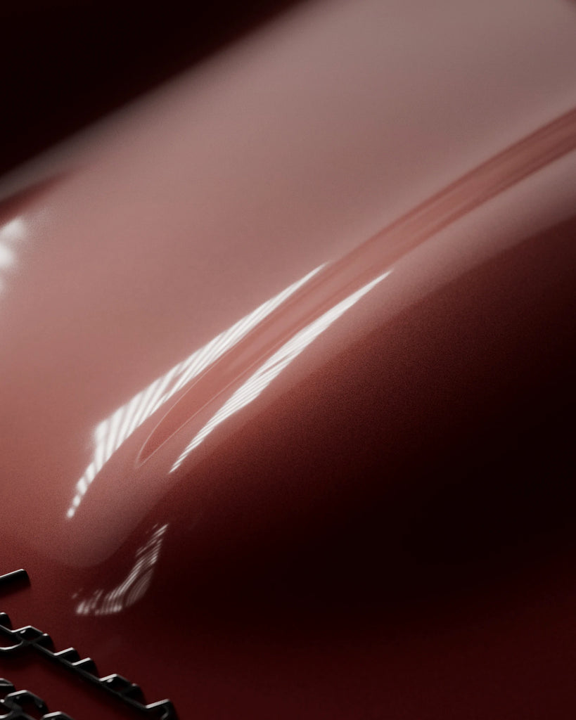 Racing Red Metallic Gloss Paint PBR Texture - Example Scene Visualization | Superellipse
