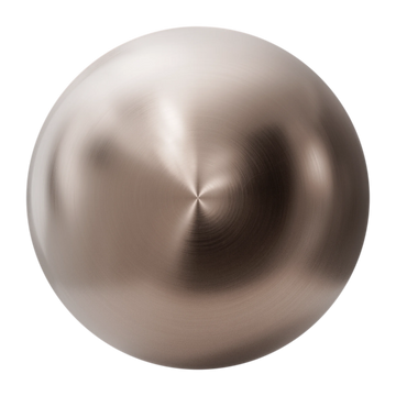 Radial Brushed Copper Metal PBR Texture - Sphere Swatch Preview | Superellipse