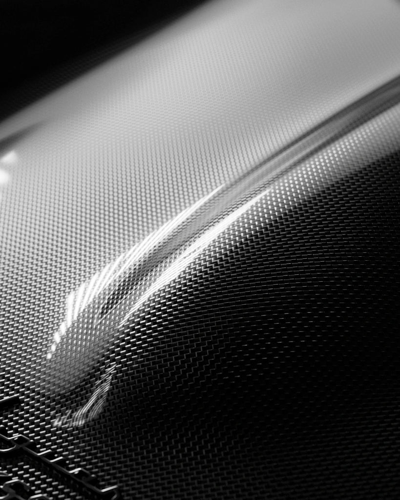 Carbon Fiber Plain Weave PBR Texture - Example Scene Visualization | Superellipse