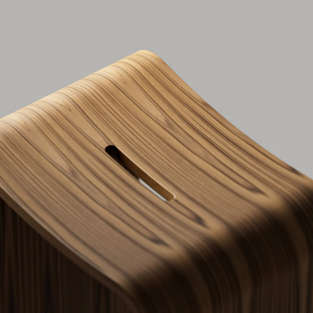 Teak Crown Cut Book Matched Veneer PBR Texture - Example Scene Visualization | Superellipse