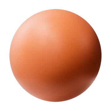 Red Earth Powdercoated Aluminium Metal PBR Texture - Sphere Swatch Preview | Superellipse