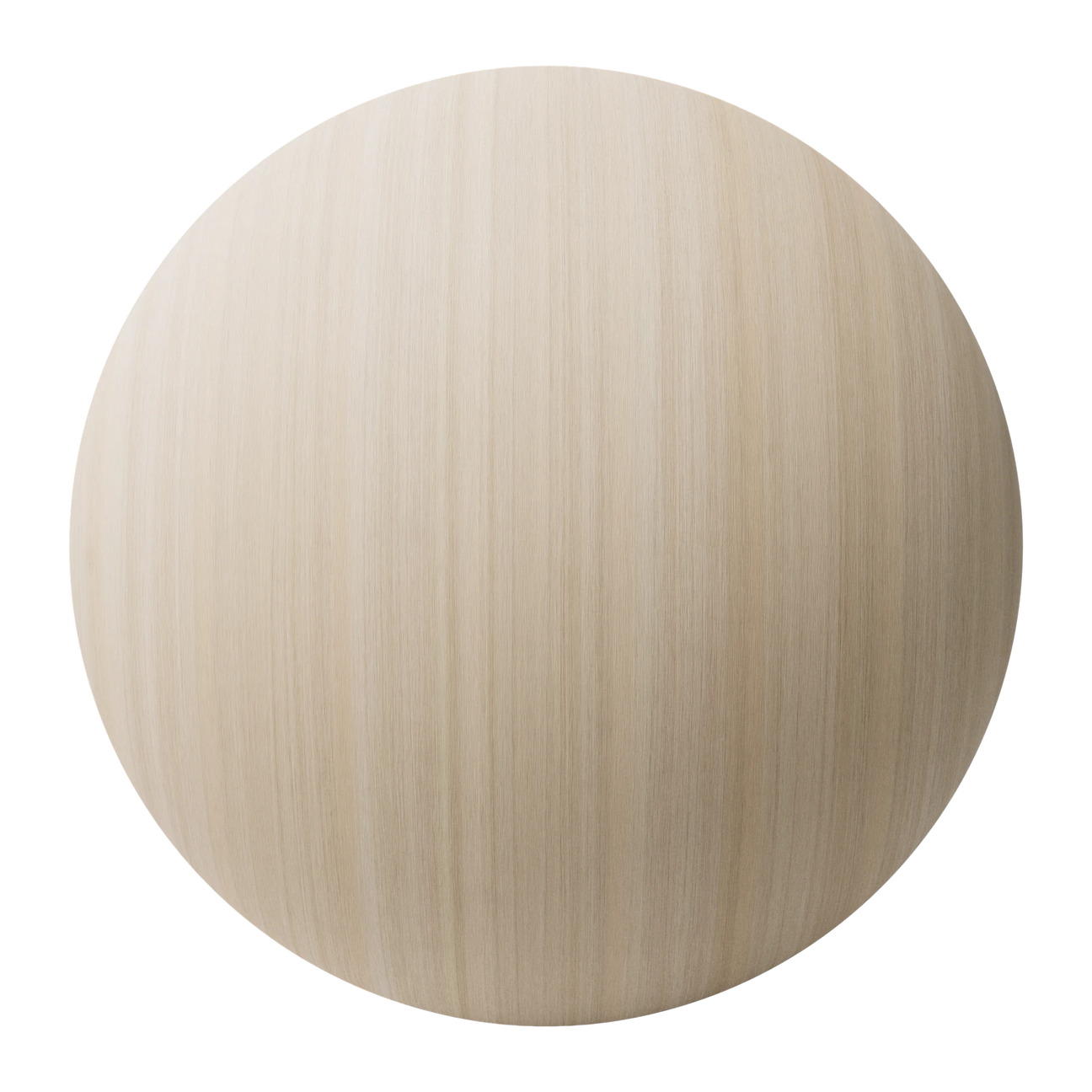 Ash Rift Sawn Natural Veneer Wood PBR Texture - Sphere Swatch Preview | Superellipse