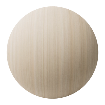 Ash Rift Sawn Natural Veneer Wood PBR Texture - Sphere Swatch Preview | Superellipse