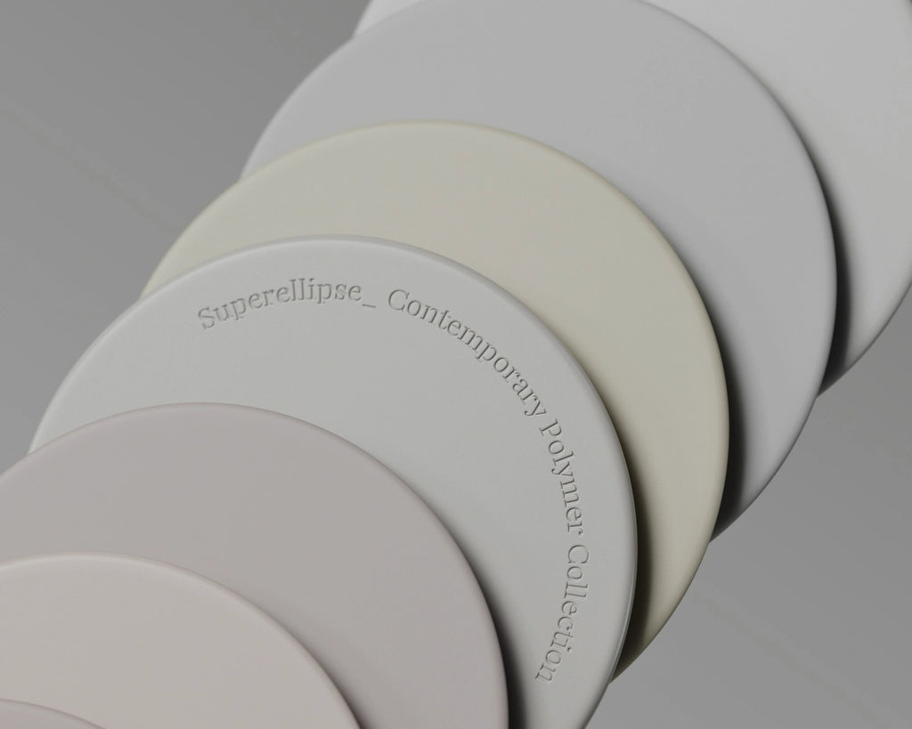Silver Metallic Finish Plastic PBR Texture - Example Scene Visualization | Superellipse