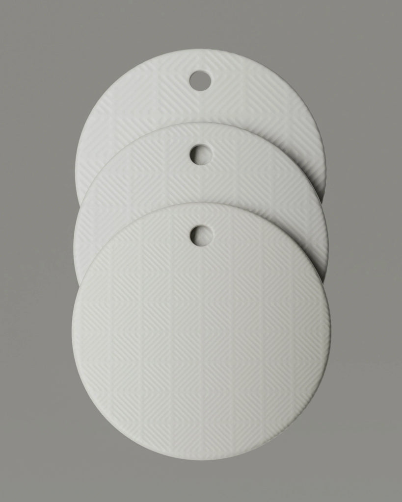 Concave Diamond Grid Textured Plastic PBR Texture - Example Scene Visualization | Superellipse
