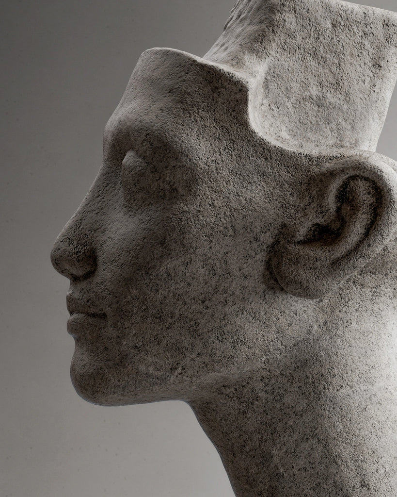 Ash Grey Flamed Limestone PBR Texture - Example Scene Visualization | Superellipse