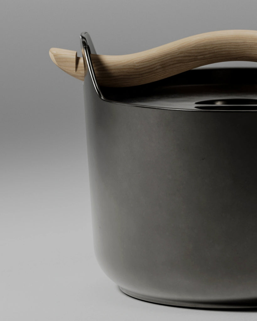 Polished As Cast Iron Metal PBR Texture - Example Scene Visualization | Superellipse