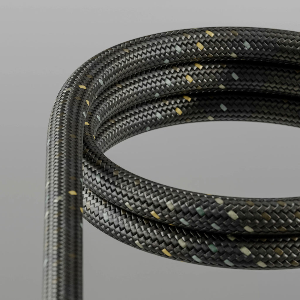 Carbon Pixel Braided Cord PBR Texture - Example Scene Visualization | Superellipse