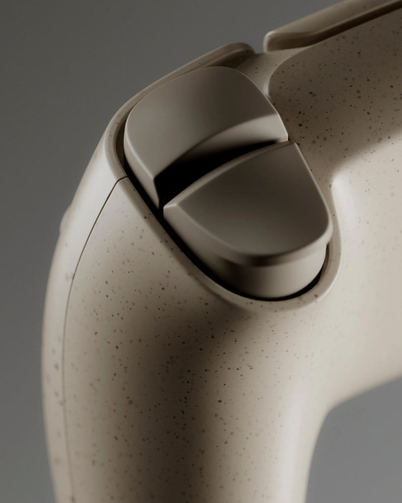 Dark Speckled Beige Plastic PBR Texture - Example Scene Visualization | Superellipse