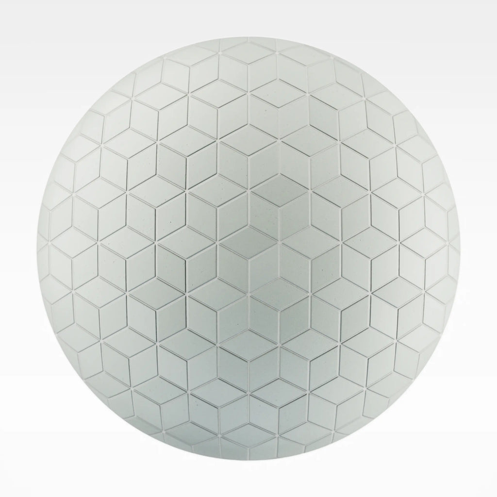Diamond Matte Summer Teal Tile PBR Texture - Sphere Swatch Preview | Superellipse