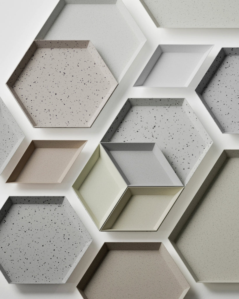 Black Speckled Off White Plastic PBR Texture - Example Scene Visualization | Superellipse