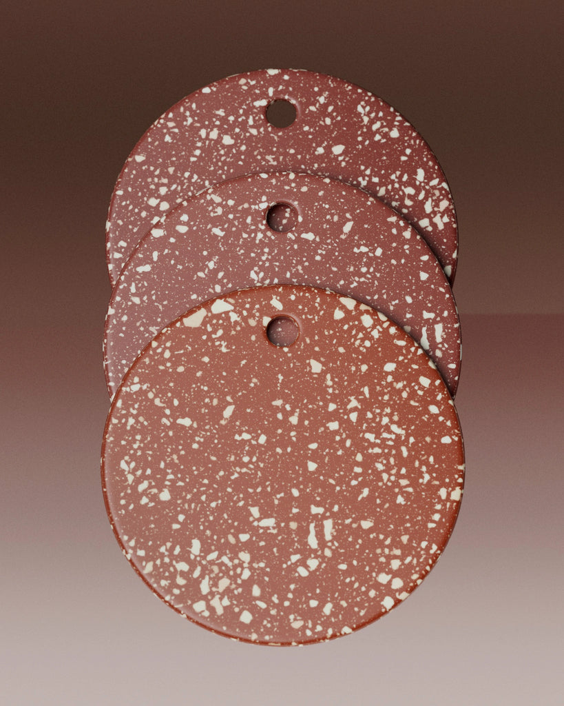 Rich Red Terrazzo Plastic PBR Texture - Example Scene Visualization | Superellipse