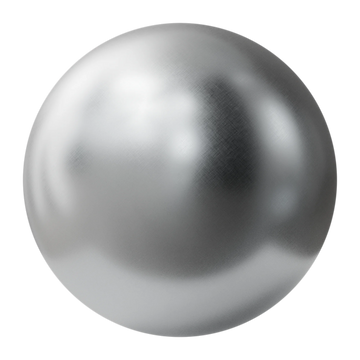 Fine Crosshatch Brushed Aluminium Metal PBR Texture - Sphere Swatch Preview | Superellipse