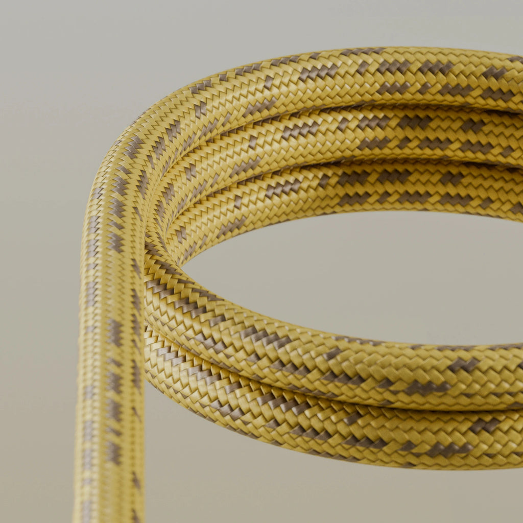 Industrial Yellow Braided Cord PBR Texture - Example Scene Visualization | Superellipse