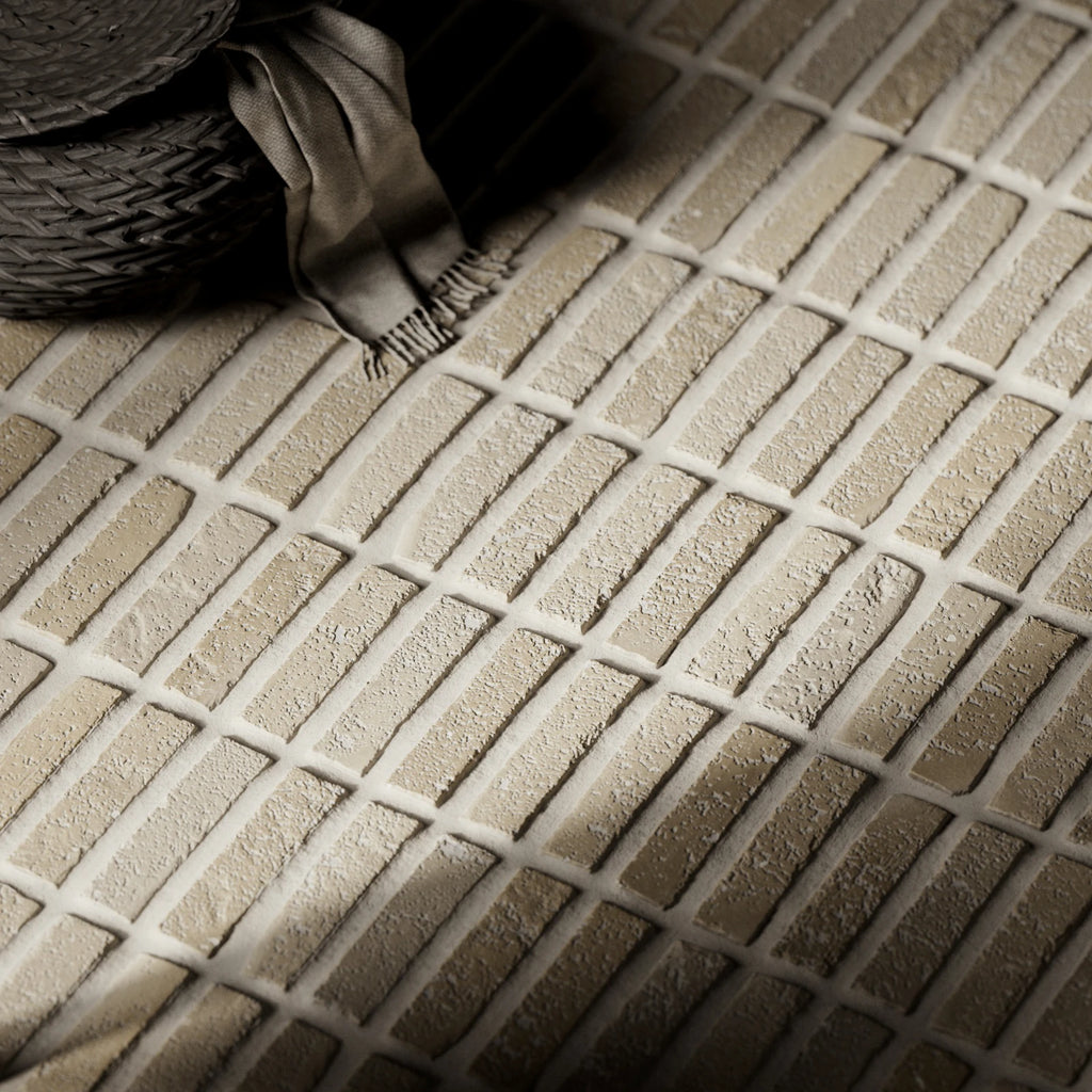 Low Temperature Fired Yellow Terracotta Bricks PBR Texture - Example Scene Visualization | Superellipse