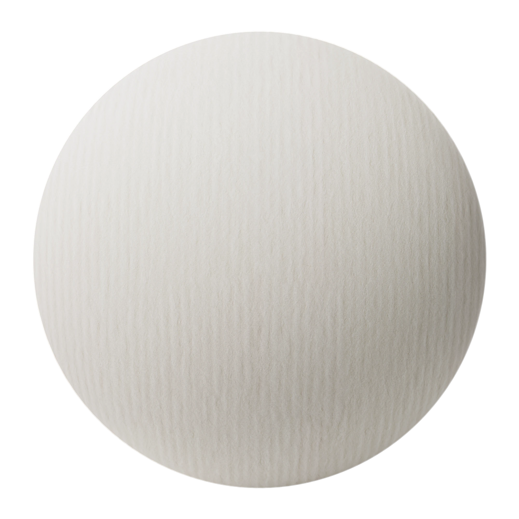 Linear Embossed Off White Paper PBR Texture - Sphere Swatch Preview | Superellipse