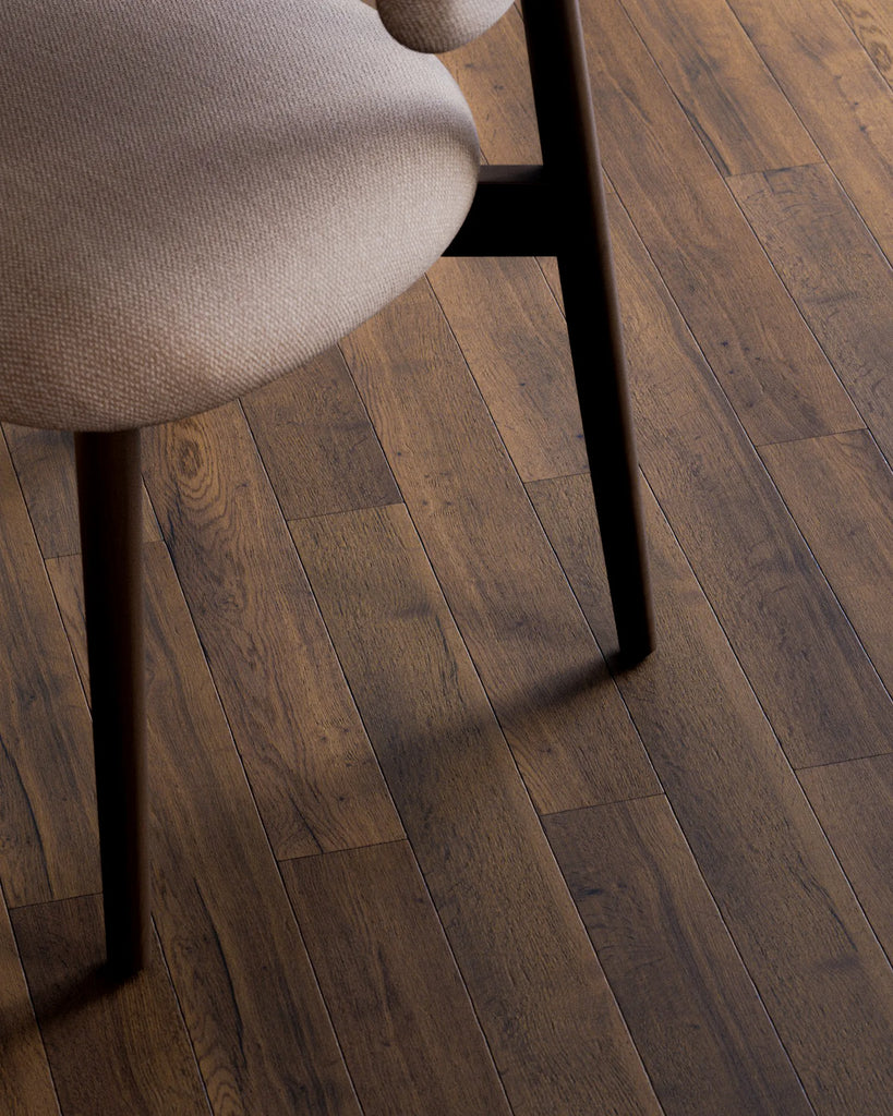 English Chestnut Oak Brick Bond Wood Floor PBR Texture - Example Scene Visualization | Superellipse