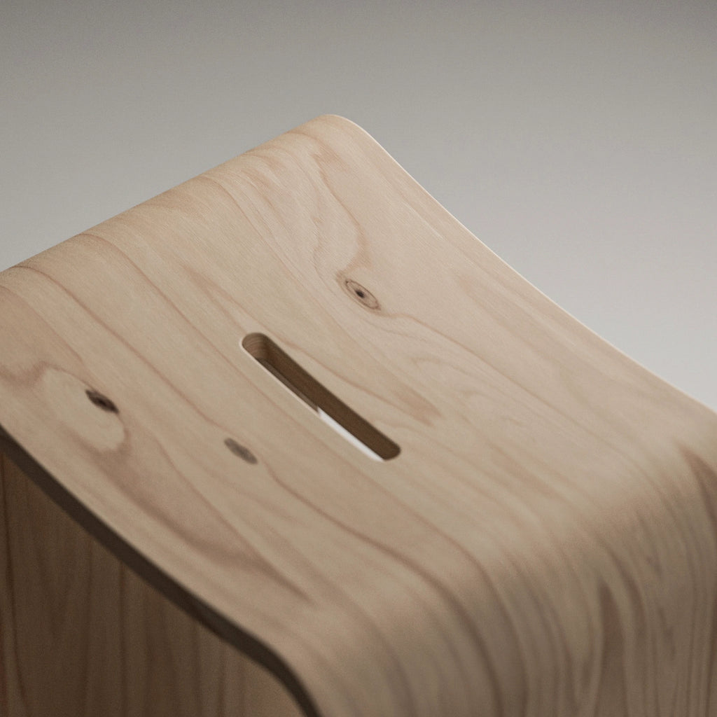 Plywood Slip Matched Wood Veneer PBR Texture - Example Scene Visualization | Superellipse