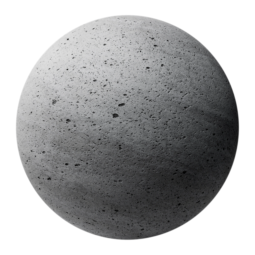 Dark Soapstone Pitted PBR Texture - Sphere Swatch Preview | Superellipse