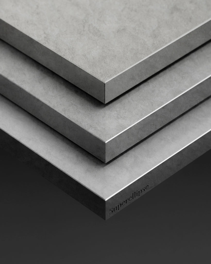 Portugal Grey Polished Limestone PBR Texture - Example Scene Visualization | Superellipse
