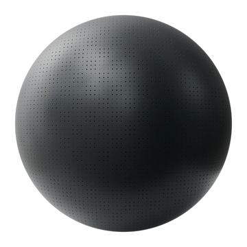 Geometric Circle Square Textured Plastic PBR Texture - Sphere Swatch Preview | Superellipse