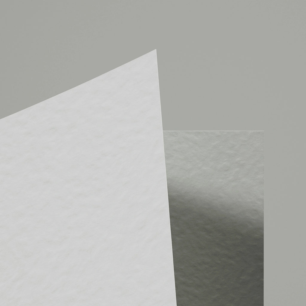 Macro Embossed Recycled White Paper PBR Texture - Example Scene Visualization | Superellipse