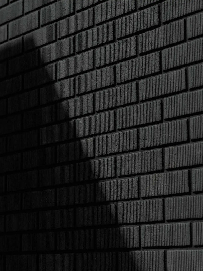 Grooved Dark Ash Brick Running Bond PBR Texture - Example Scene Visualization | Superellipse