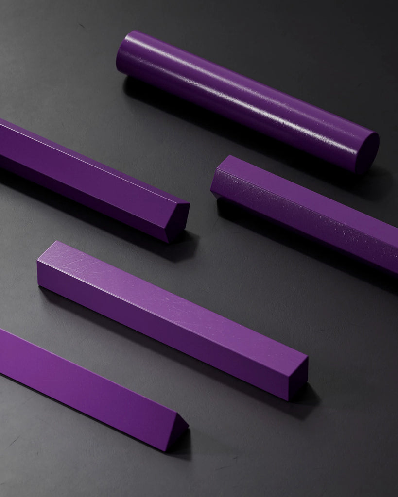 LDPE Soft Finished Purple Plastic PBR Texture - Example Scene Visualization | Superellipse