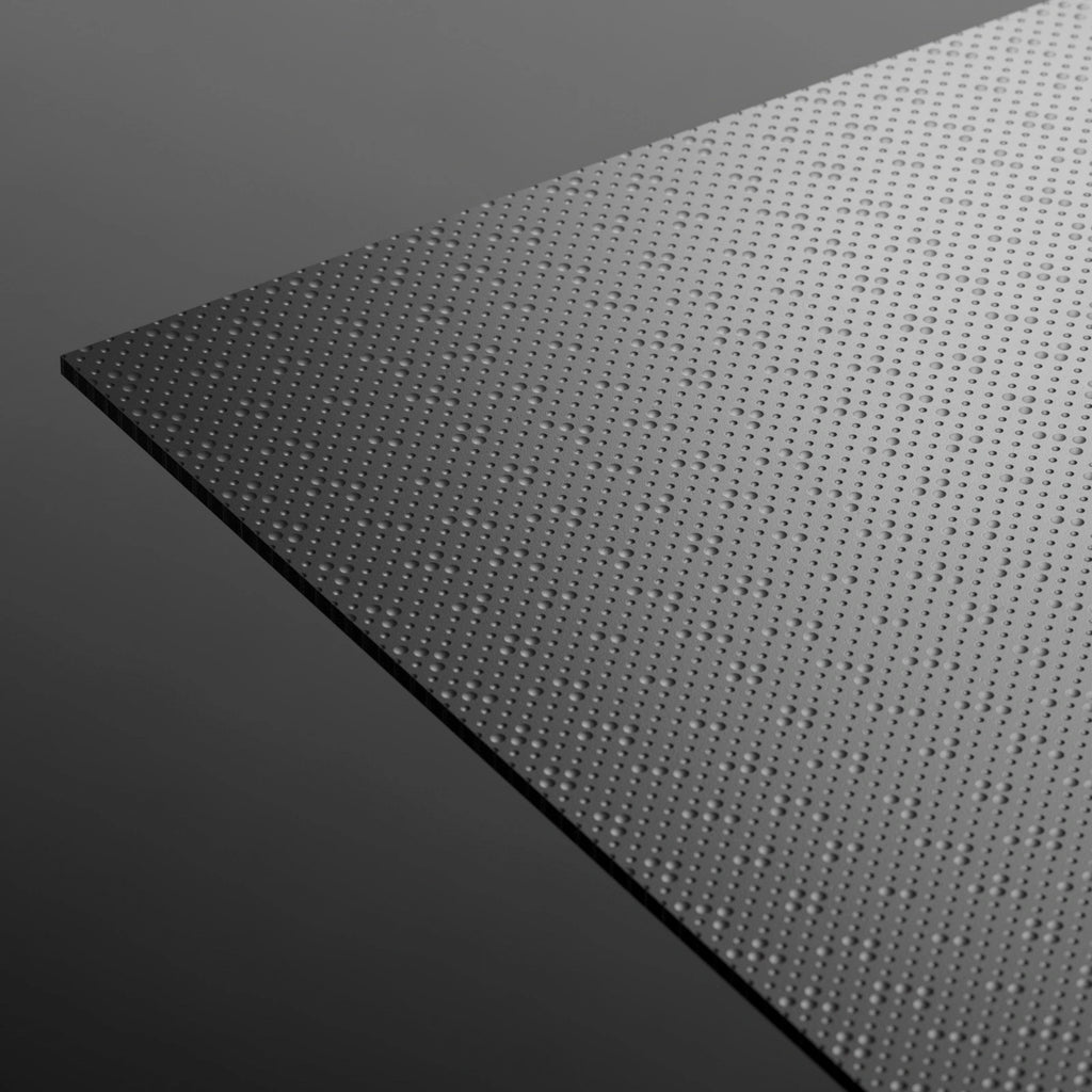 Asymmetric Circle Grid Textured Plastic PBR Texture - Example Scene Visualization | Superellipse