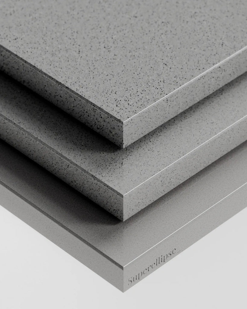 Arctic Grey Polished Granite Slab PBR Texture - Example Scene Visualization | Superellipse