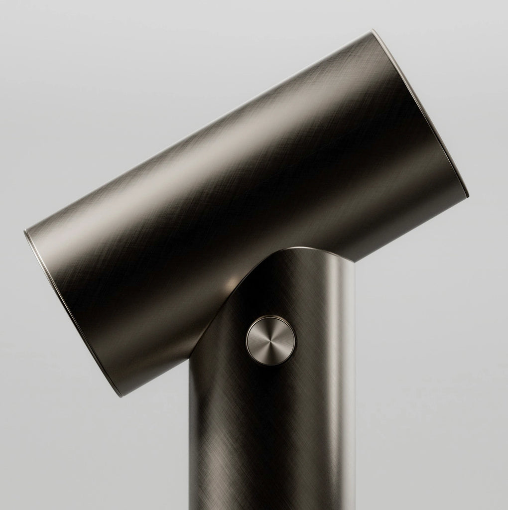 Fine Crosshatch Brushed Titanium Metal PBR Texture - Example Scene Visualization | Superellipse