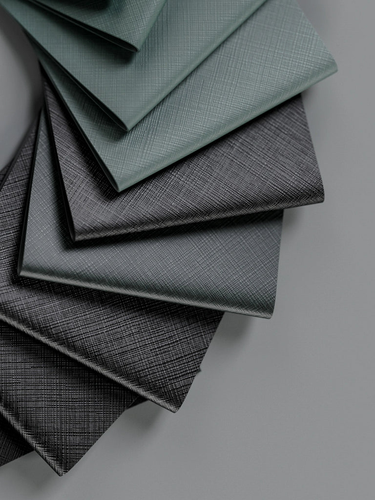 Saffiano Leather Forest Green PBR Texture - Example Scene Visualization | Superellipse