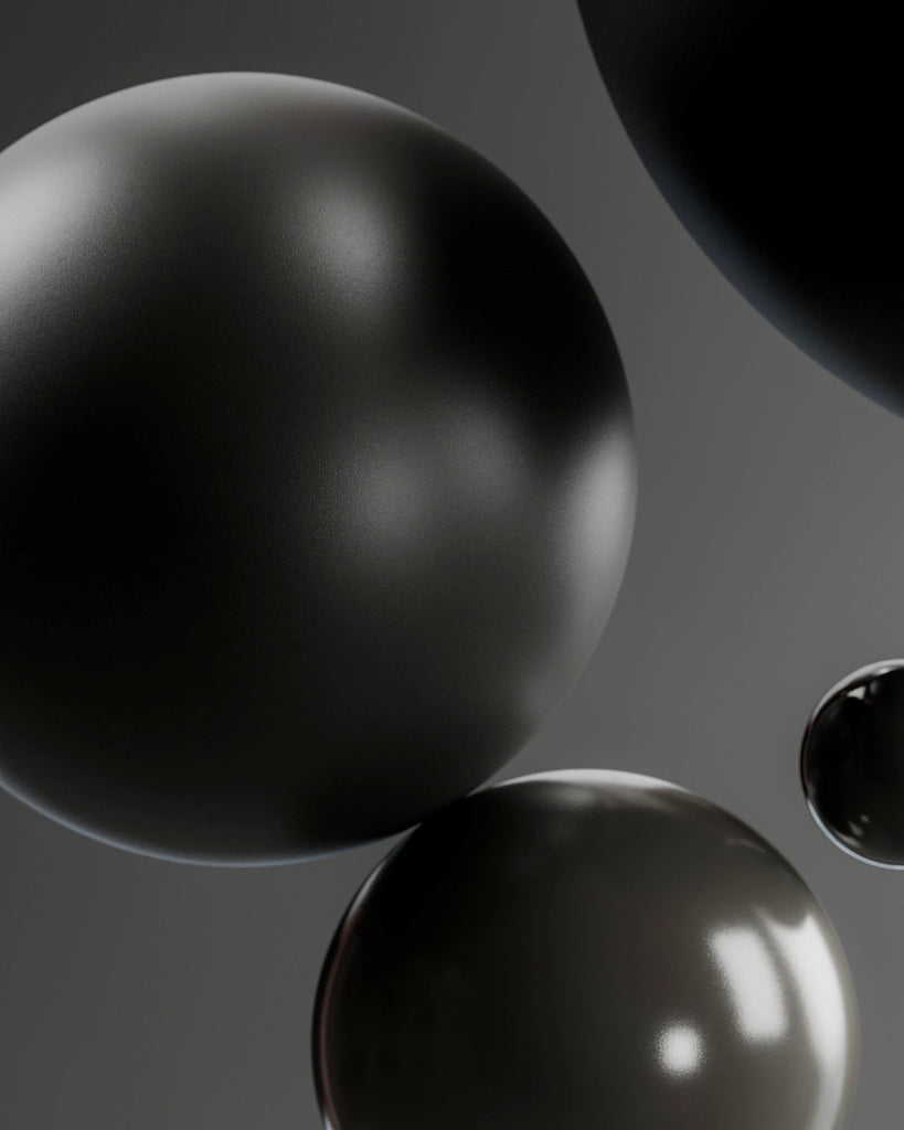 Matte Black Powdercoated Aluminium Metal PBR Texture - Example Scene Visualization | Superellipse