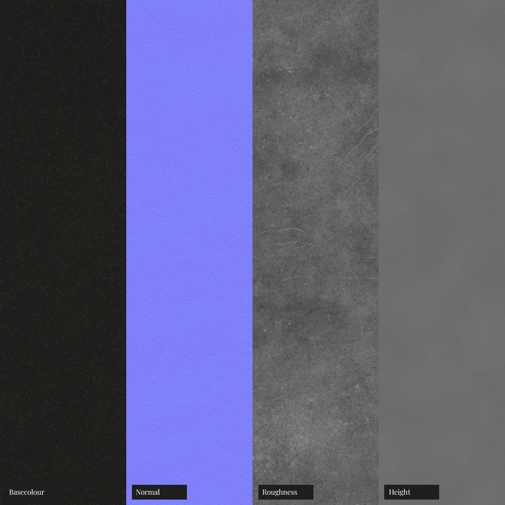 In Mold Beadblasted Texture Plastic PBR Texture - Example Scene Visualization | Superellipse