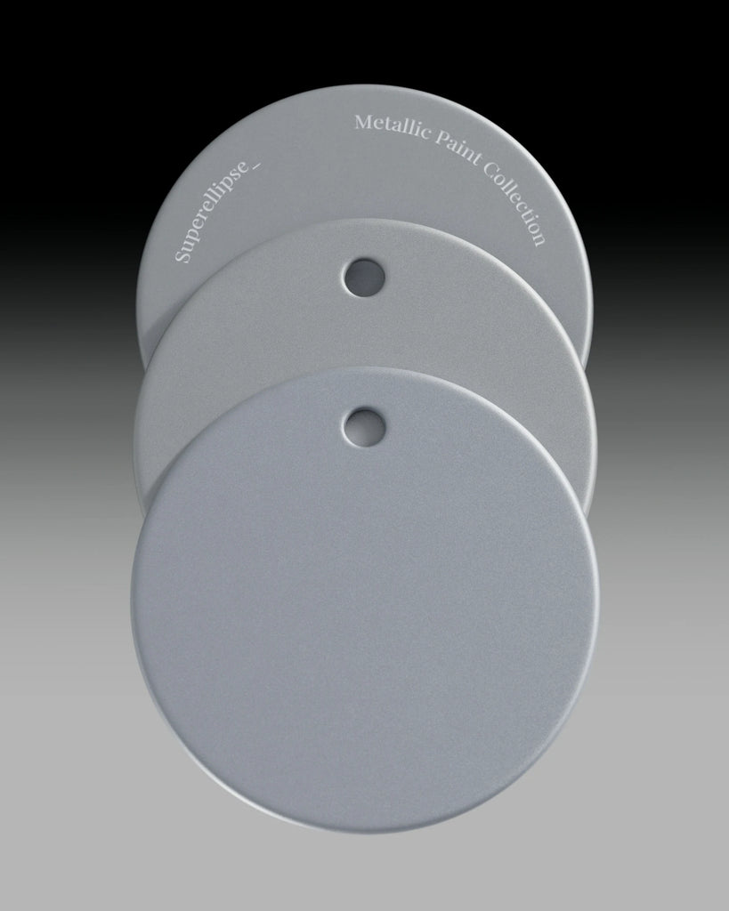 Alpine White Metallic Satin Paint PBR Texture - Example Scene Visualization | Superellipse