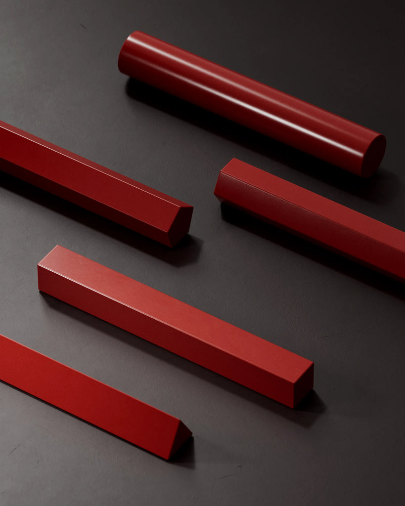 Red Velvet Gloss Finish Plastic PBR Texture - Example Scene Visualization | Superellipse