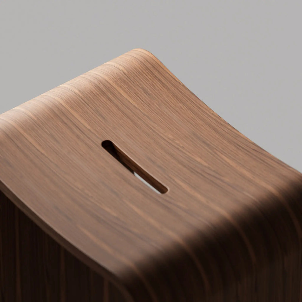 Palisander Slip Matched Crown Cut Veneer Wood PBR Texture - Example Scene Visualization | Superellipse