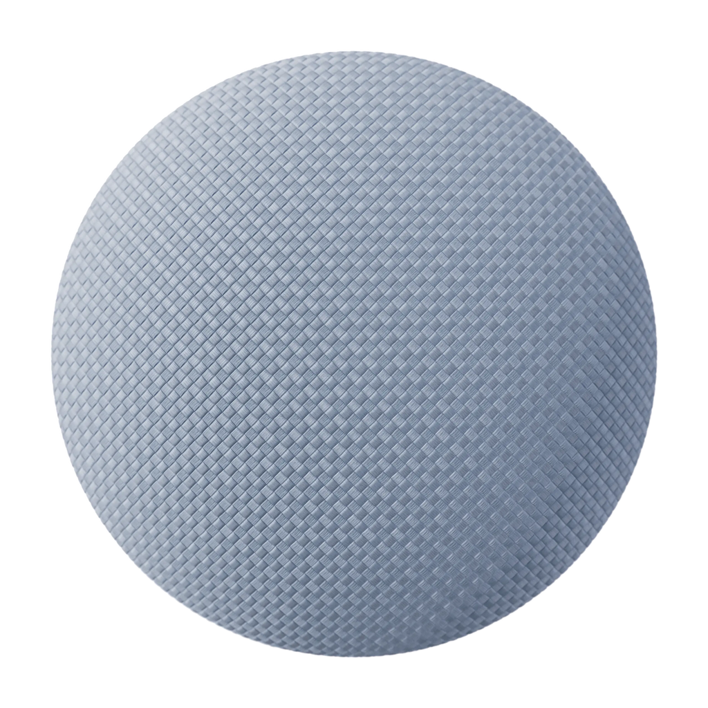 Blue iMac Nylon Braided Cord PBR Texture - Sphere Swatch Preview | Superellipse