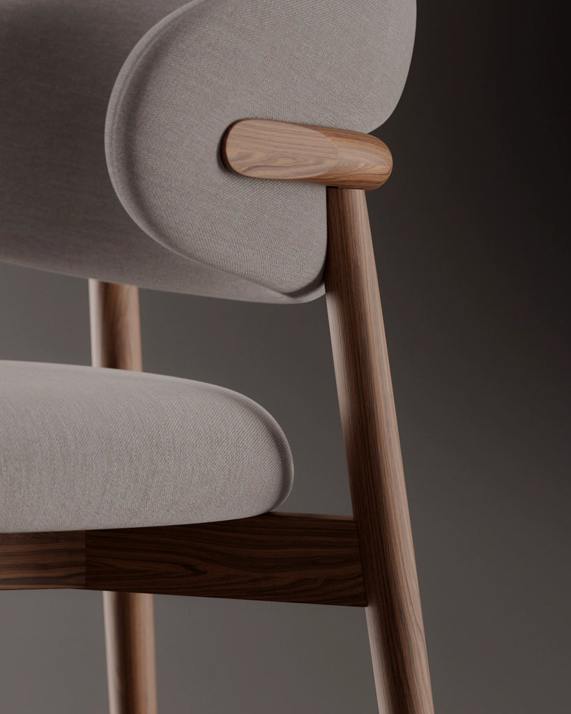 Palisander Slip Matched Crown Cut Veneer Wood PBR Texture - Example Scene Visualization | Superellipse