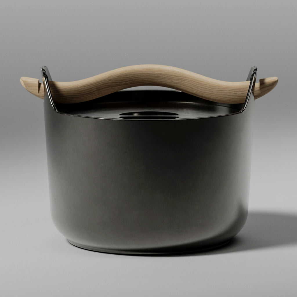 Polished As Cast Iron Metal PBR Texture - Example Scene Visualization | Superellipse