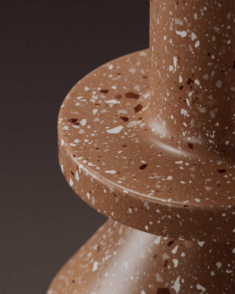 Sienna Terrazzo Plastic PBR Texture - Example Scene Visualization | Superellipse